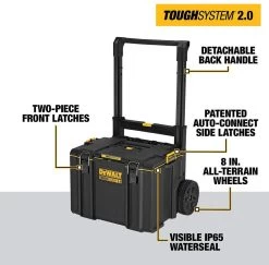 DEWALT TOUGHSYSTEM 2.0 Rolling Tool Box Mobile Storage DS450 -Dewalt 16f3da19d0a2d7a9c048420d13b8b980195f74b3