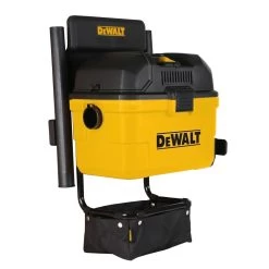 DEWALT 6 Gallon Wall Mounted Wet/Dry Vacuum With Wireless On/off Control -Dewalt DXV06G AnglRt 1