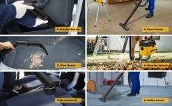 DEWALT 6 Gallon Wall Mounted Wet/Dry Vacuum With Wireless On/off Control -Dewalt DXV06G det6