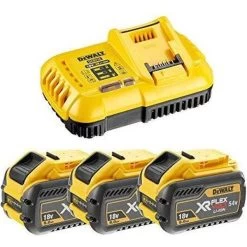 Dewalt DCB118X3-QW Kit 3 Baterías Carril XR FLEXVOLT 54V/18V