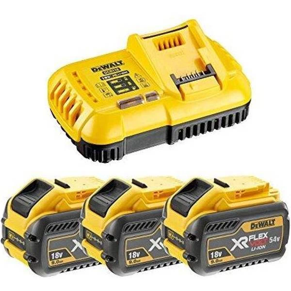 Dewalt DCB118X3-QW Kit 3 Baterías Carril XR FLEXVOLT 54V/18V 3 Dewalt DCB118X3-QW Kit 3 Baterías Carril XR FLEXVOLT 54V/18V