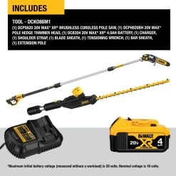 DEWALT 20V MAX* Lithium-Ion Cordless Pole Saw And Pole Hedge Trimmer Combo Kit -Dewalt F21D215D 4699 47FF 9BD6 AFD3C33F0A9D 7