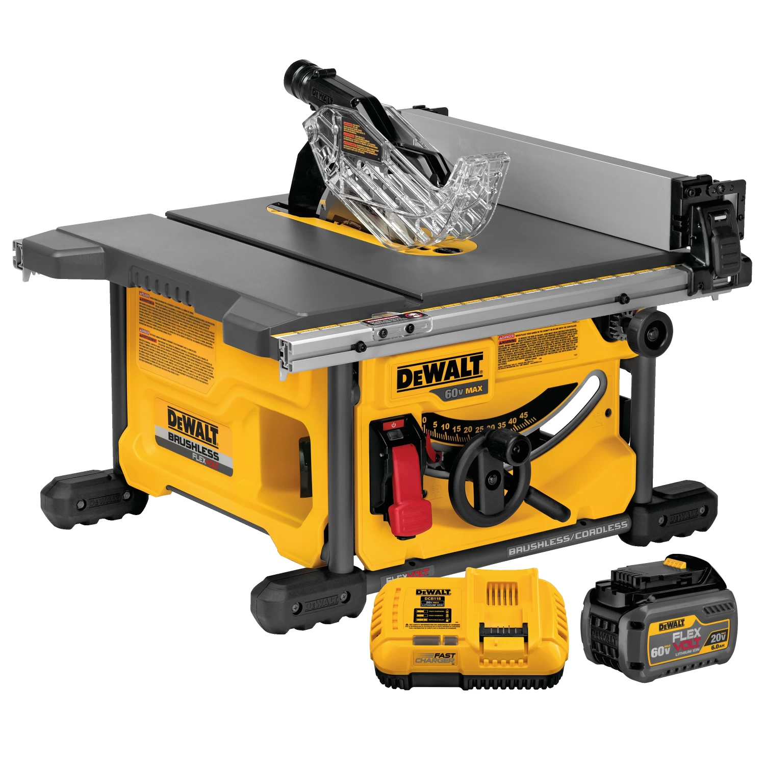 DeWalt DCS7485T1 FlexVolt Table Saw Kit 3 DeWalt DCS7485T1 FlexVolt Table Saw Kit