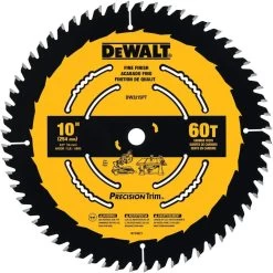 DeWalt DW3215PT 10" 60 Tooth Smooth Crosscutting Saw Blade
