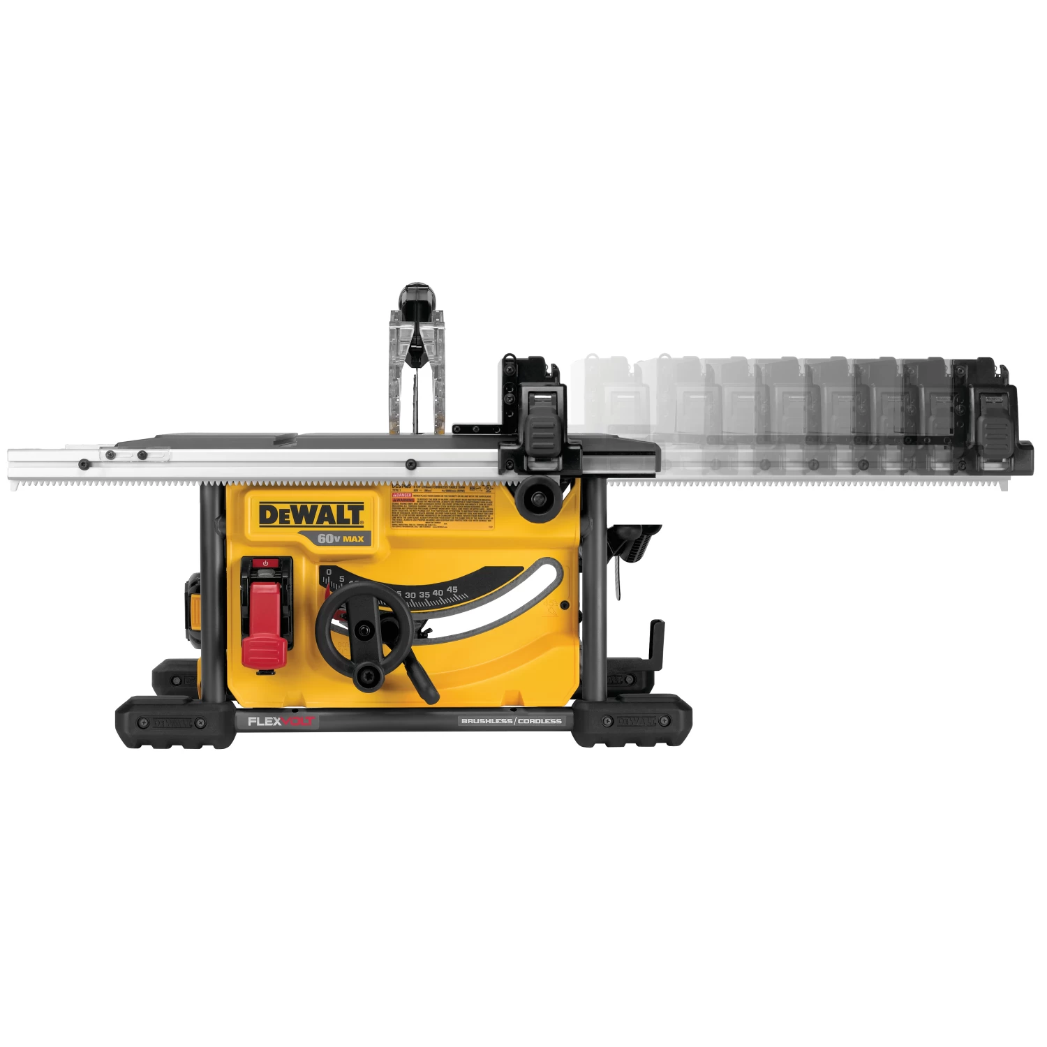 DeWalt DCS7485T1 FlexVolt Table Saw Kit 4 DeWalt DCS7485T1 FlexVolt Table Saw Kit - Image 2