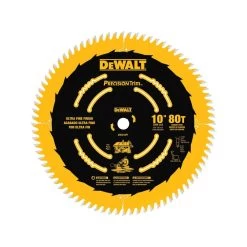DeWalt DW3218PT 10" 80 Tooth Fine Crosscutting Saw Blade