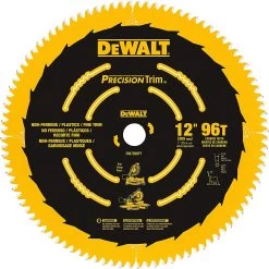 DeWalt DW7296PT 12" 96 Tooth Ultra-Smooth Crosscutting Saw Blade